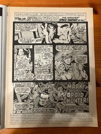 Comic: 'Star Wars Weekly' no. 32 / 1978