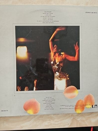 Shirley Bassey 2LP - Live At Carnegie Hall