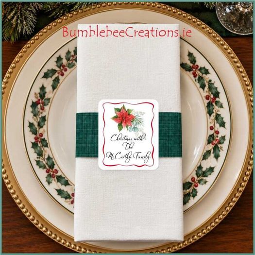 Christmas Napkins Personalised