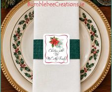 Christmas Napkins Personalised