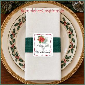 Christmas Napkins Personalised