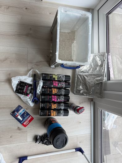 Motorcycle Cleaning and Oiling Stuff