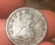 1746 Farthing George I