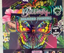 Diamond Painting 2 Pack Butterfly and Bulldog