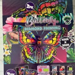 Diamond Painting 2 Pack Butterfly and Bulldog