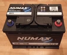 Start-Stop car battery ( Numax 70Ah EFB )
