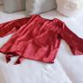 Burnt Orange/ Rust Blouse/Top - Size 16 Image 2