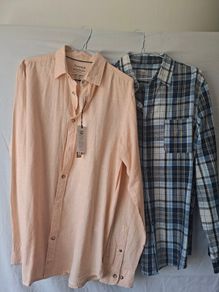 Mens Linen shirts x 2