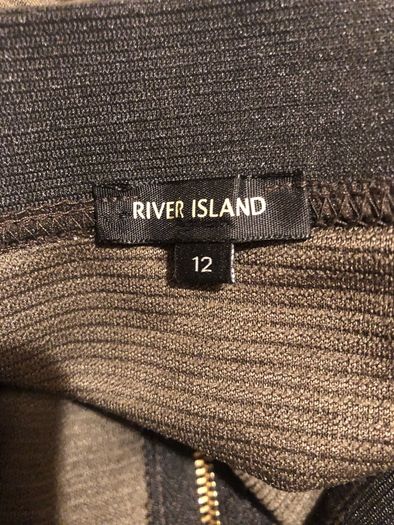 River Island skirt with zip detail