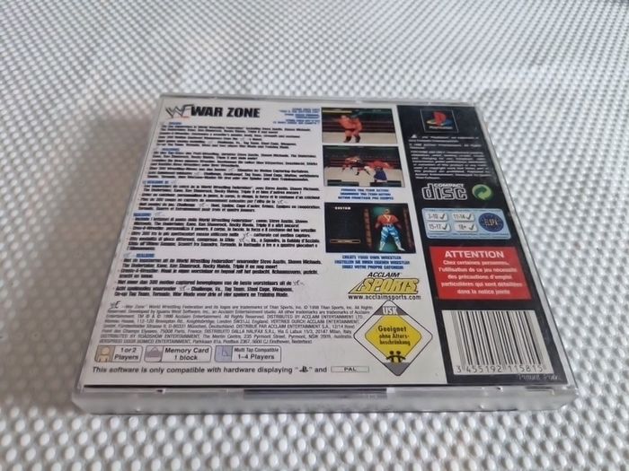 WF War zone  PlayStation1 Ps1 PlayStation2 Ps2 Games Original