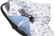 car seat blanket double-sided velvet / minky