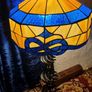 Tiffany style glass nautical table lamp Image 3