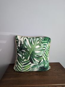 Tropical Palm Forest Green Cushions