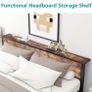 King Size Bed Frame Metal Platform Bed Frame Image 6