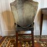 Vintage needlepoint upholstered side chair. Image 6