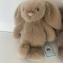 New Jellycat Set Of 3 Flufflet Oat Fawn & Wheat Bunnys Image 2