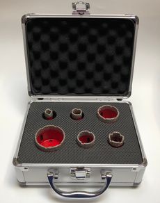 Dry Hole Saw Set For Drilling Porcelain, Granite, Ceramics