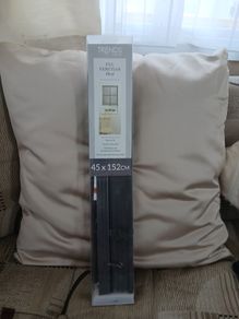 Brand new PVC  venetian blind dark grey in colour