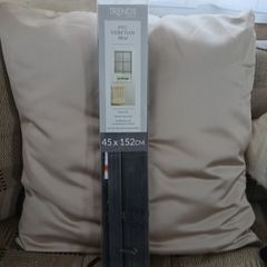 Brand new PVC  venetian blind dark grey in colour
