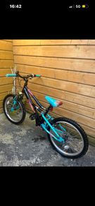 turquoise bike