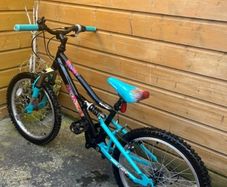 turquoise bike