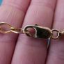 Vintage Sterling Silver 925 Gold Plated Very Long and Heavy Necklace length 19" - weight 32g Image 5