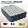 King Size Air Bed with Built-in Electric Pump - Self-Inflating Mattress for 2 Adults - Waterproof & Increased for Camping, Guests, Indoor Outdoor Us Image 2