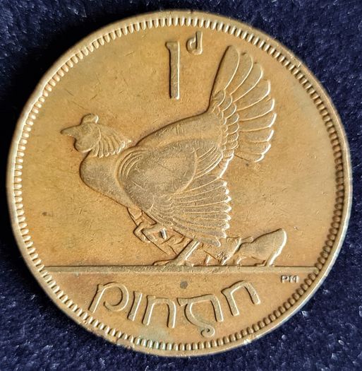 Ireland  1937 Penny Coin