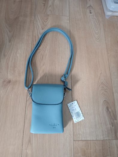 Small duck egg blue crossbody bag, new with tags