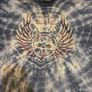 vintage motley crue tie dye t shirt single stitch symmetria wings size l Image 2