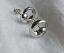 Tiffany & Co Elsa Peretti eternal circle sterling silver earrings