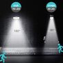 78 LED Solar Motion Sensor Security Lights - Solar Powered Lights Waterproof Wireless Wall Lights Solar Lamps with 3 Intelligent Modes for Outside(2 Pack) Image 4