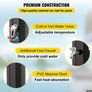 35l Outdoor Shower Column Villa Swimming Pool Bathing Beach Floor Black Image 4