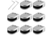 Neoteck Glass Clamps, 8 Pack, 8-10mm, 304 Stainless Steel