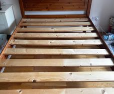 Very Solid 4Ft 6 Double Wooden Bed Frame - Can Deliver