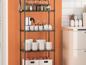 BRAND NEW 5 Tier Steel Wire Storage Rack Kitchen Microwave Shelf Multifunctional Stand