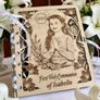 Personalized Wooden Card & Money Holder , Communion, Christening, Gift Image 10