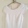Banana Republic White Dress - Size 8 Image 3