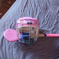 girls hurley and helmet