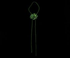 Brand new Designer 3D Embroidered Floral Necklace