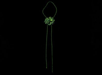 Brand new Designer 3D Embroidered Floral Necklace