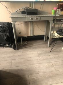 Console table grey 1 drawer