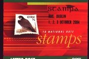 2004 Ireland Stampa Members Souvenir N value Birds (Pied Wagtail &amp; Peregrine Falcon) Definitive Booklet Overprinted for Stampa Mint Never Hinged (MNH)
