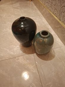2 Large Modern Vases