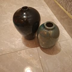 2 Large Modern Vases