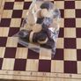 Traditional Draughts (checkers) board game set the board is chess olso.. Image 2