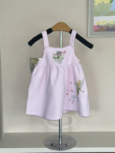 Baby Girls Pink Tinkerbell Dress from Primark  Age 9-12 months / EU 74cm