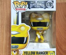 Funko Pop 1781 Mighty Morphin Power Rangers The Movie Yellow Ranger Glows in the Dark Saban