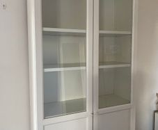 Ikea Billy Bookcase with Oxberg doors