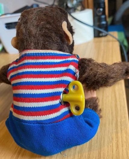 Vintage Max Carl West Germany Wind-Up Monkeys